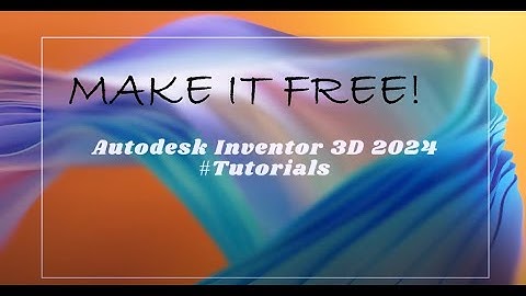 How to Create a Sweep in Autodesk Inventor 2024