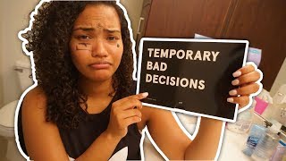 HER WORST DECISION EVER MADE!!! TATTOO PUNISHMENT GONE WRONG!