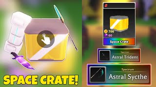 I GOT ASTRAL TRIDENT & SCYTHE | Space Crate Opening | Survive the killer