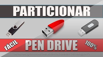 Como particionar um Pen Drive sem programas ⭐- MiTutoriais