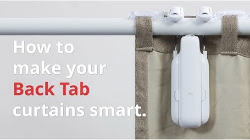 How to make your Back Tab curtains smart.