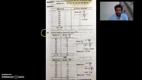 B.Com Sem 2 - Statistics and Business Mathematics - Lecture 3