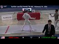 A3 - Junior Men's Foil  - T8  (  Senic - Cortright ) -- April  - Richmond, NC - 2026