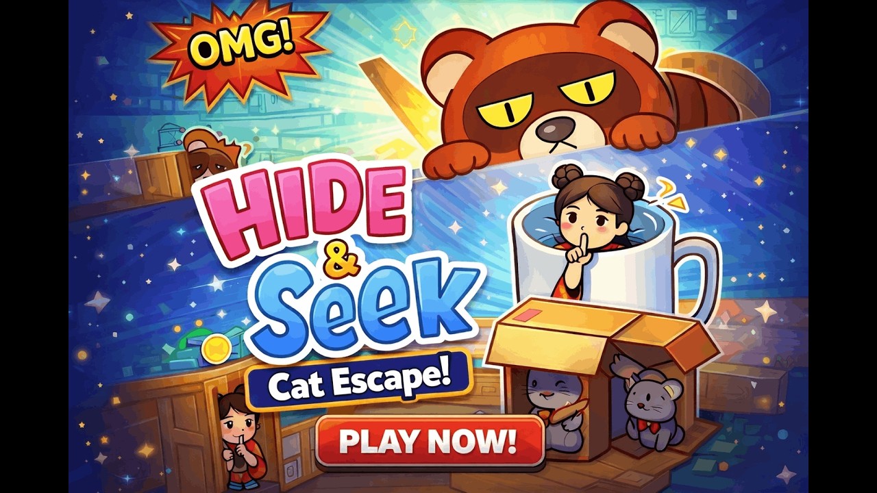 Can You Escape This ? 🤯| Hide And Seek Cat Escape #live - YouTube