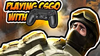PLAYING With CONTROLLER - CS GO Funny Moments & Fails @ThePookieHD