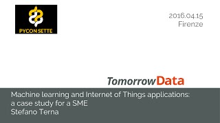 Machine Learning and Internet of Things applications:  a case study for a SME News