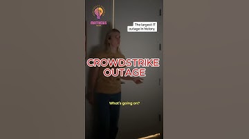 CROWDSTRIKE OUTAGE, BIGGEST IT OUTAGE OF HISTORY! #shorts