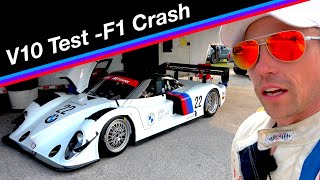 First Drive BMW V10 - Insane Lotus T125 F1 Qualifying CRASH