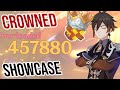 CROWNED Zhongli Meteor Showcase! ~Whale Watchers~