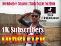 1000 subscribers completed  thanks to all of you friendsmb presents live