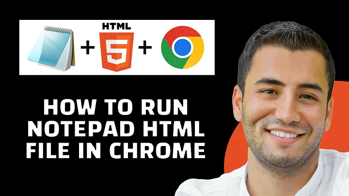 How to Run Notepad HTML File in Chrome (Quick Tutorial)