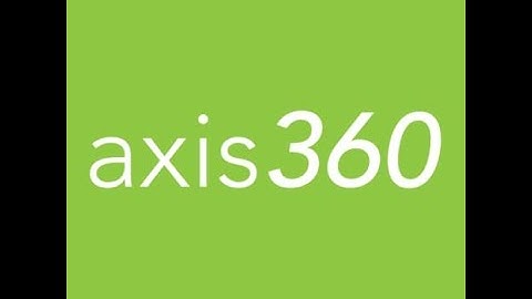 How to set up the Axis360 app