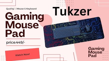 Tukzer Extended Gaming Mouse Pad #Large Size (795mm x 298mm x 3.45mm)