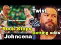 Shocking Rock Stops Johncena,Clash in paris Full Predictions telugulo