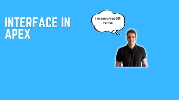 Apex OOP Series EP.2  - Interface