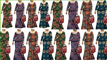 TRENDY AFRICAN FASHION FOR BLACK WOMEN FOREVER || MITINDO MIPYA YA MAGAUNI MAZURI YA VITENGE.