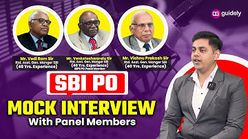 SBI PO Mock Interview with IBPS Panel Member| Bank PO Interview Preparation & Tips #sbipointerview