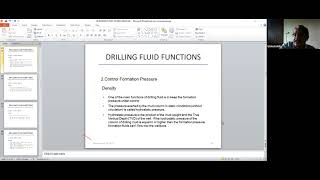 AN INTRODUCTION TO DRILLING FLUIDS DR SRIKANT MON
