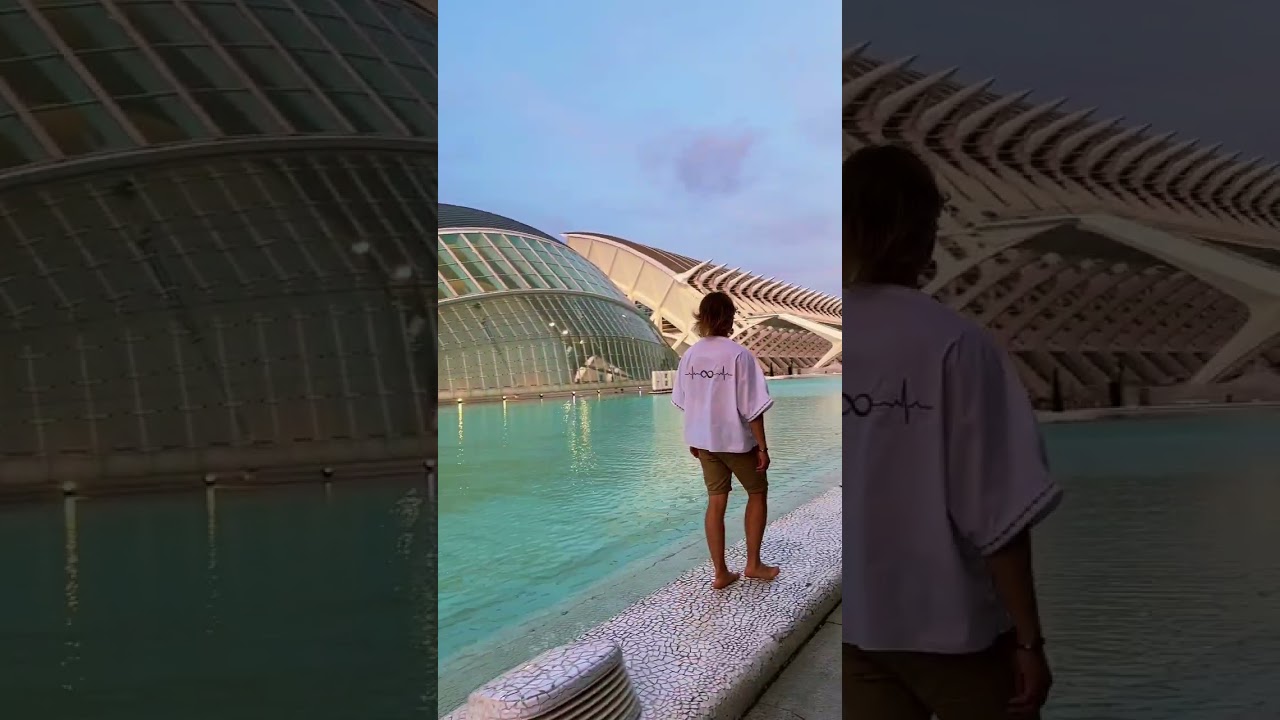 white summer shirt for men, handcrafted from cotton and embroidered with a heart and pulse infinity