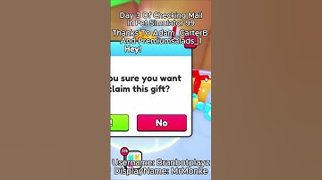 Day 3 Of Checking My Mail In Pet Simulator 99 #petsim99 #gaming #day3