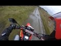 Honda XR 125 RAIN AND MUD l GoPro