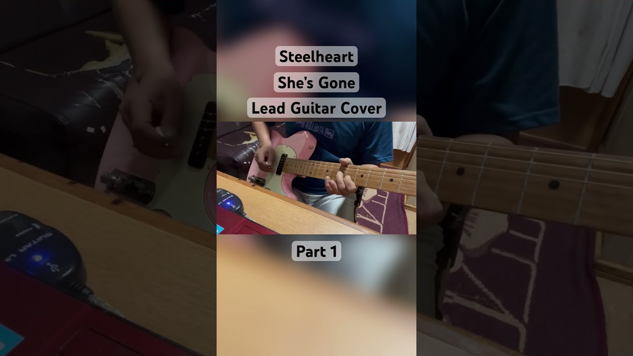 Steelheart-She’s Gone intro (lead guitar cover) 