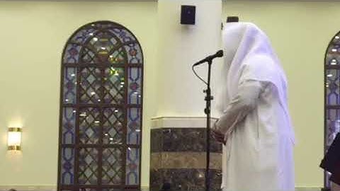 القارئ بدر التركي ماتيسر من سور ال عمران صلاة العشاء 1439/4/11 في بريدة جامع النصيان مرئي