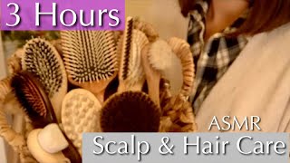 [ASMR] Sleep Recovery #12 | 3 Hours Relaxing Hair & Scalp Care  | No Talking