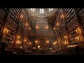 4 Hour Library Ambience | Cozy Study Room with Candlelight (4K)