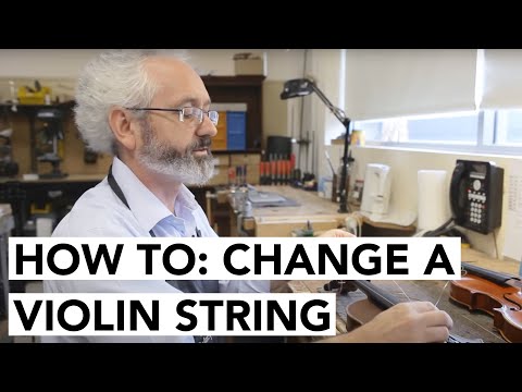 HOW TO: Change a Violin String