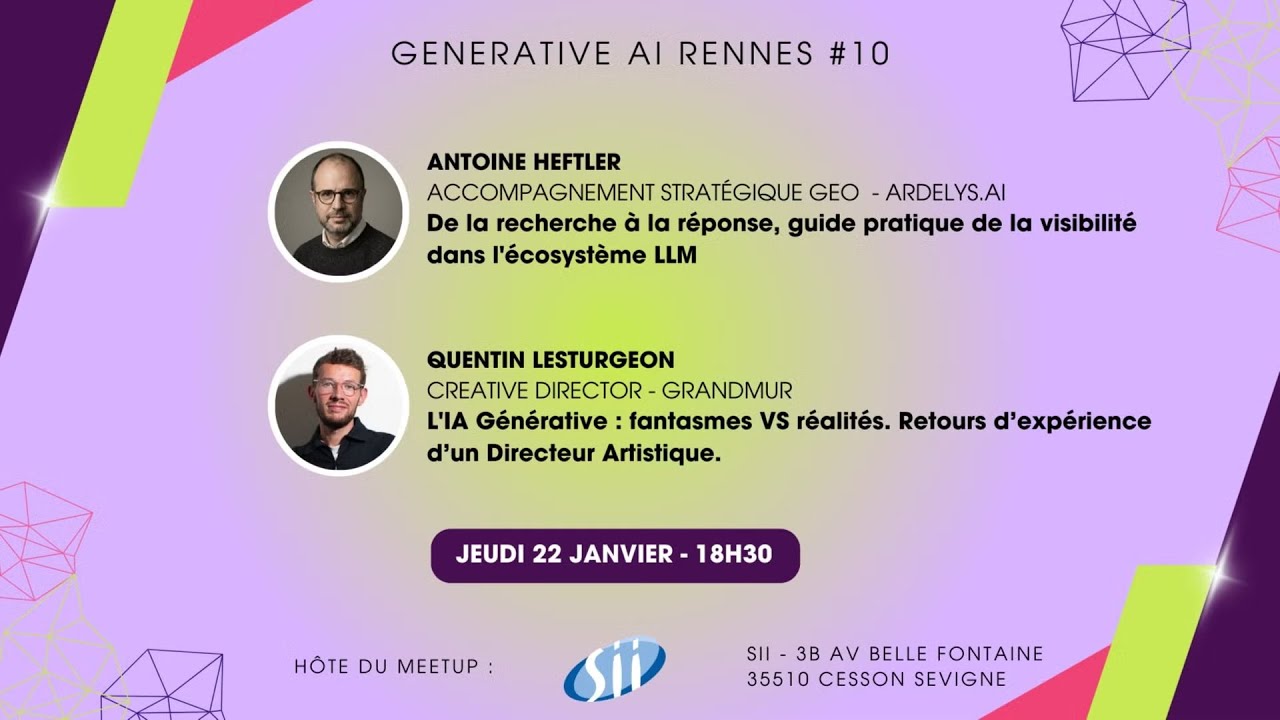 GEO (Generative Engine Optimization) : un enjeu stratégique pour les marques - Gen AI Rennes #10