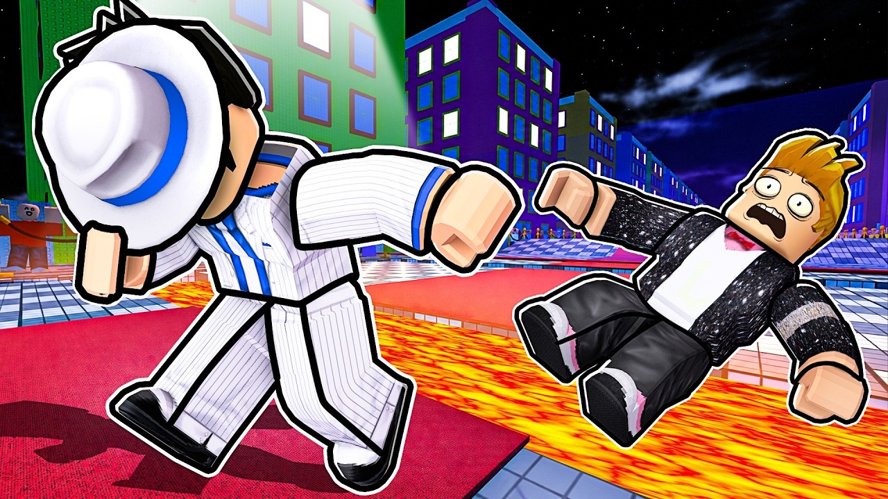 MOI +1 Moon Walk dans Michael Jackson Escape ROBLOX !