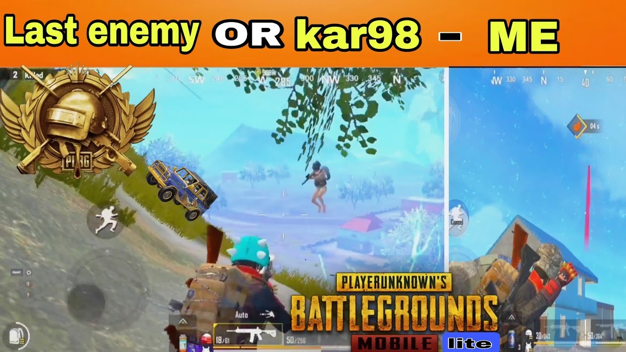 Last enemy killing me with kar98/pubg lite gameplay video/pubg lite rush video/pubgmlite-p.m.gamer