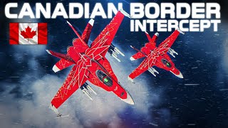 Canadian Border Intercept | CF-18 Hornet Vs Su-27 Flanker | Digital Combat Simulator | DCS |