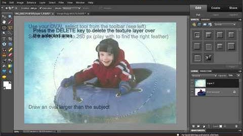 Tutorial - How to use Photoshop Textures in Photoshop Elements