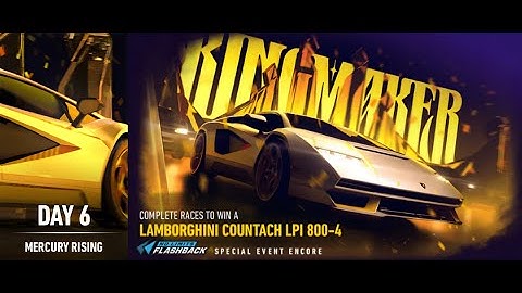 Need For Speed™ No Limits - KINGMAKER (LAMBORGHINI Countach LPI 800-4) Day 6