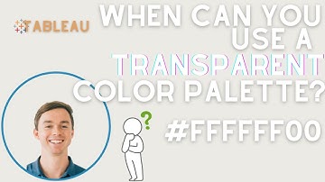 How to Use Transparent Colors in Tableau (Quick Tip)