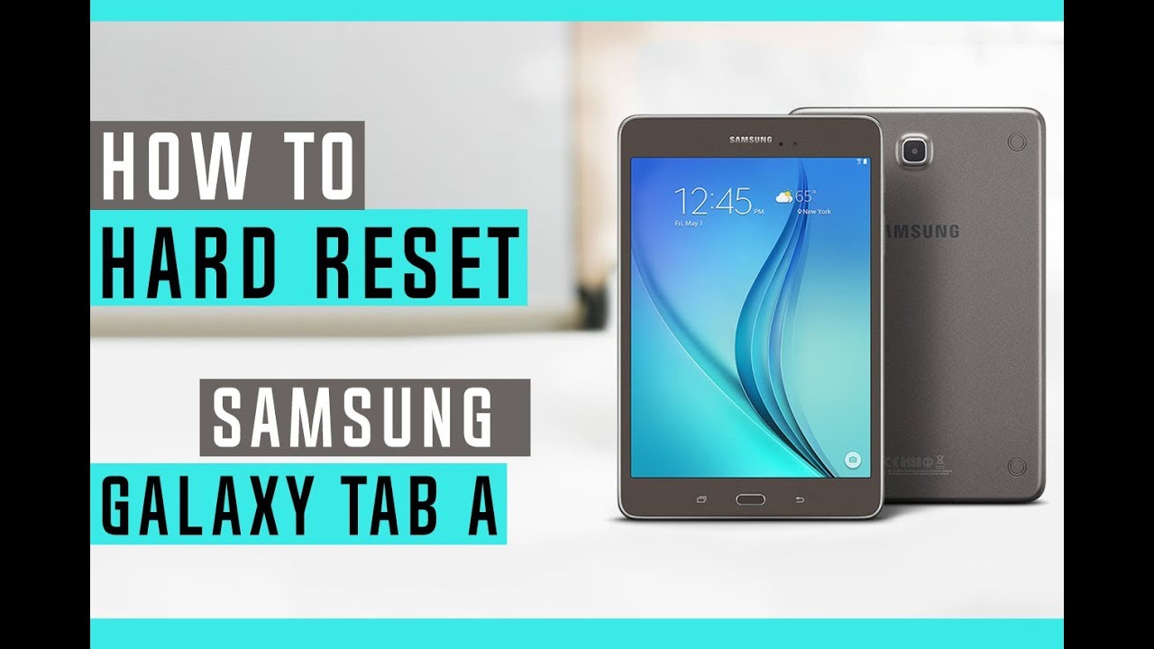 Samsung Galaxy Tab A7 Hard Reset