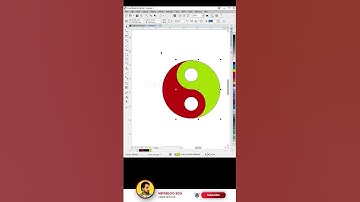 Yin Yang Logo Design in Coreldraw