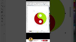 Yin Yang Logo Design in Coreldraw