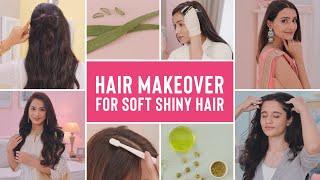 The secrets behind SOFT, SHINY, FRIZZ FREE HAIR | Easy HAIR MAKEOVER at home! screenshot 5