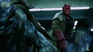 Убийство Саммаэля в подземке. Хеллбой Герой из пекла  Hellboy (2004) Фрагмент