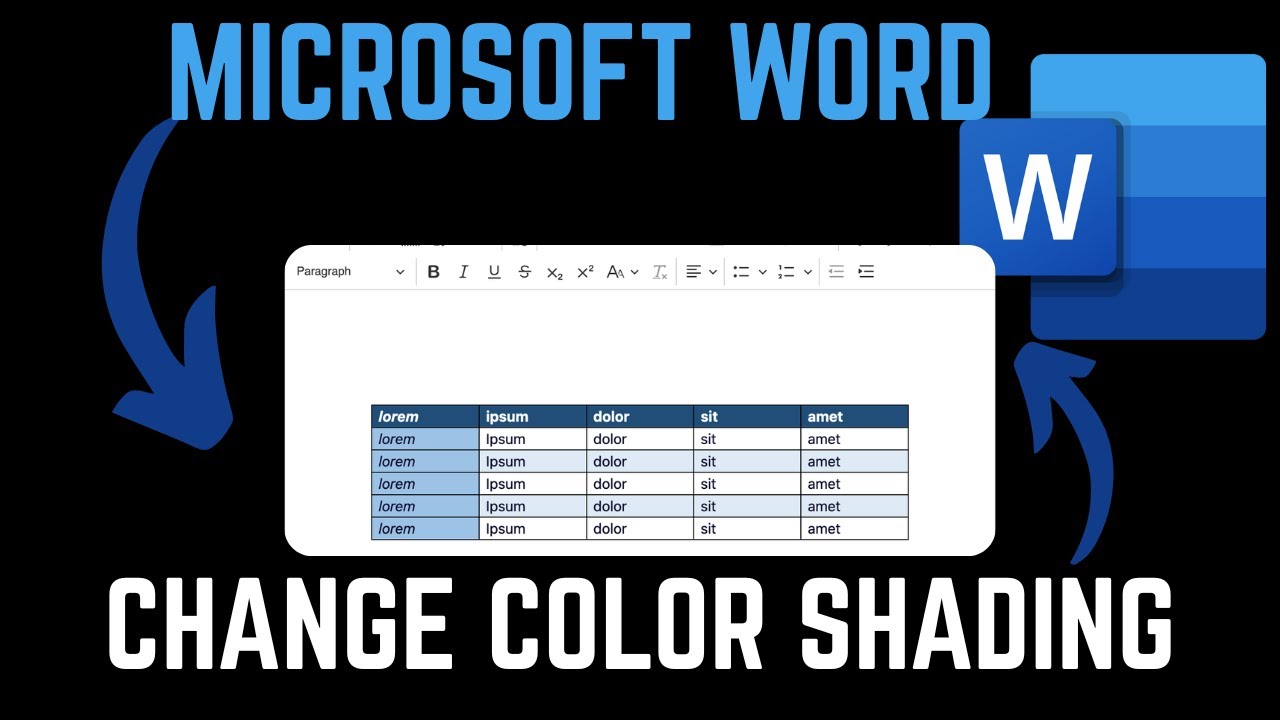 How To Change Alternating Color Shadings On Tables In Microsoft Word ...