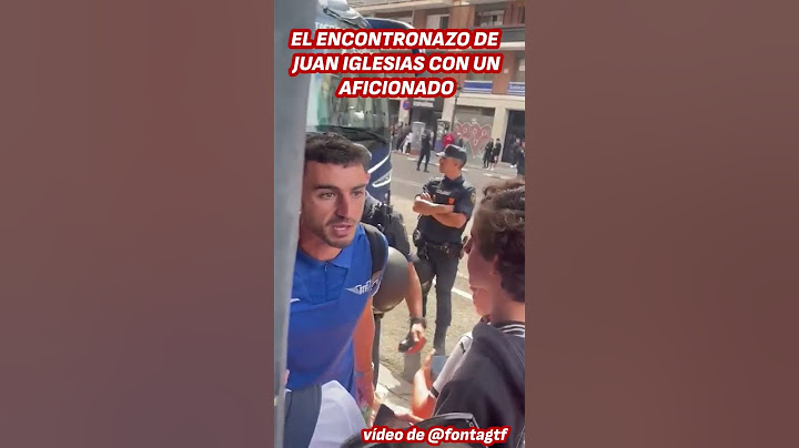 La DISCUSIÓN de JUAN IGLESIAS con un AFICIONADO del GETAFE