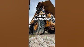 Inside the CAT 785: Main Components You Should Know #heavyequipment #dumptruck #mechanic