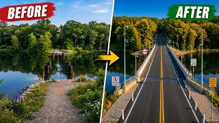 Building a Modern Highway Bridge from Start to Finish | Complete Construction