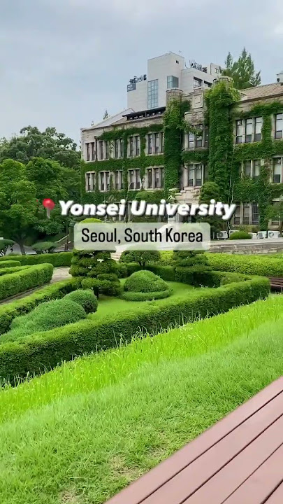 📍Yonsei University in Seoul, South Korea. Filming site of True Beauty & other kdramas 🎬 #shorts