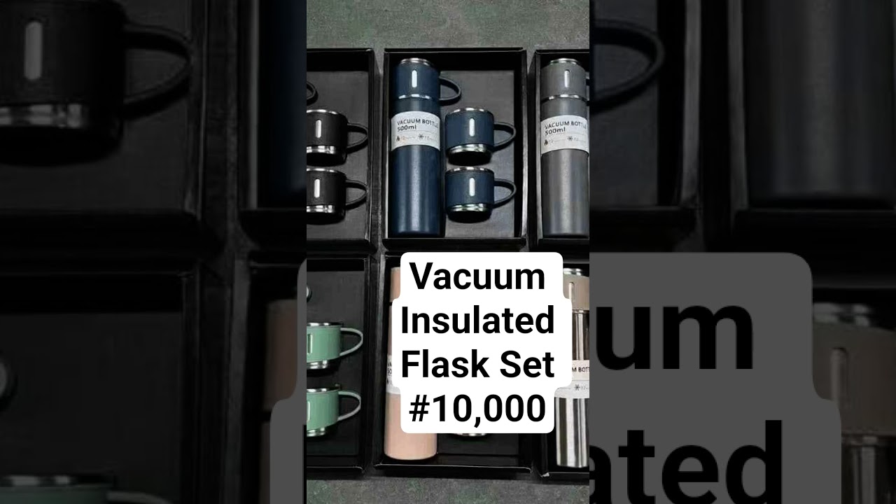 🌹Vacuum Insulated Flask Set.....✅#10,000(Bulk order attract discount)..✅ Whatsapp Line:07039309531.