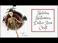 Skeleton Halloween Dollar Store Craft | Halloween Crafts | Craft Klatch