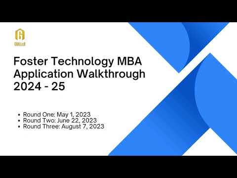Foster Tech MBA